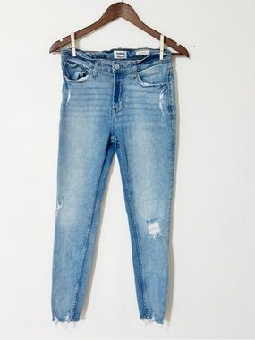 Kensie Light Wash High-Rise Skinny Jeans size 6